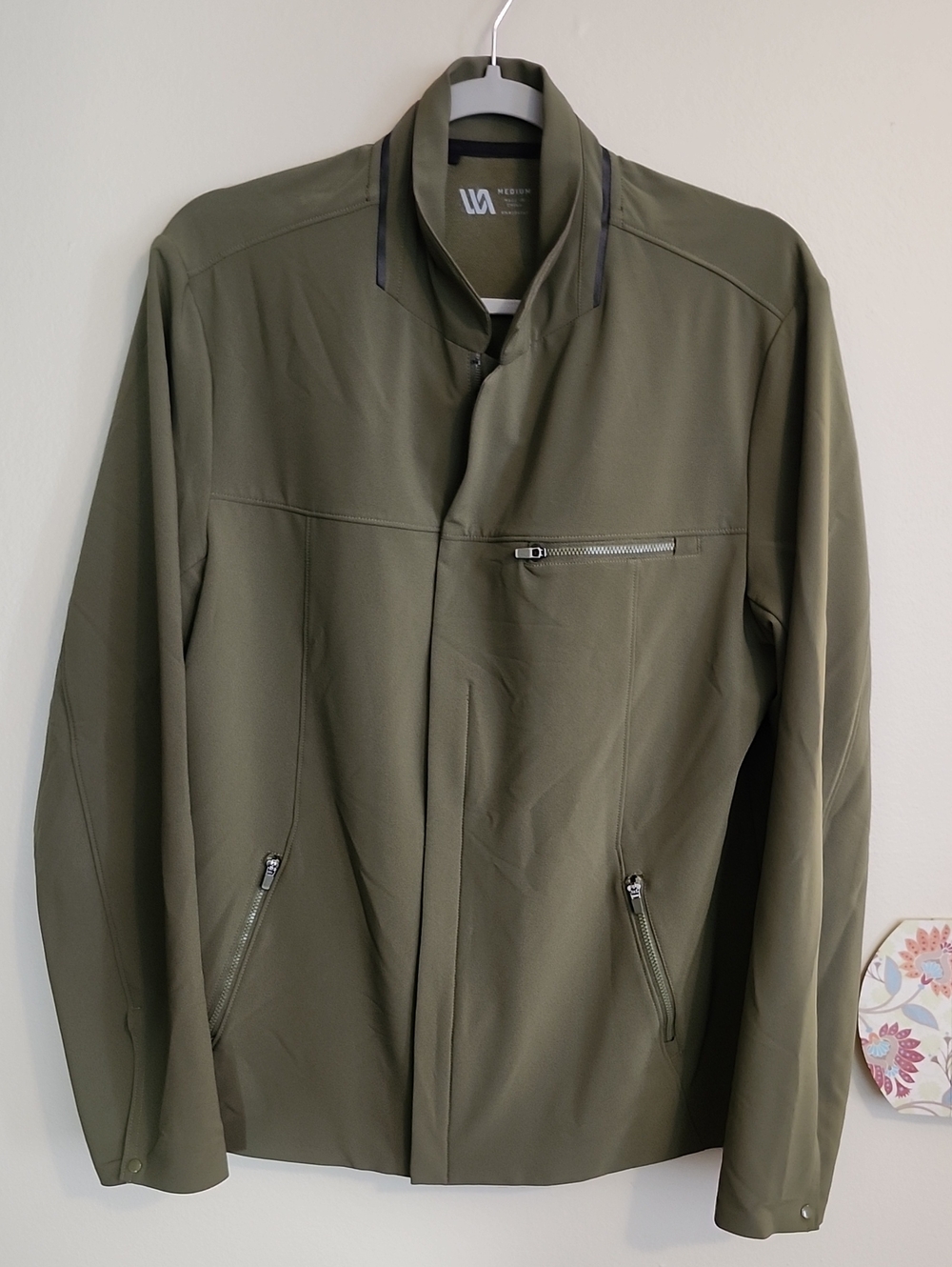 VRST Olive Green Zip Jacket Mens M